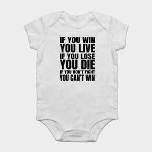 Eren Quotes (black) Baby Bodysuit